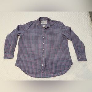 Frank & Eileen Blue/Pink/White Plaid Eileen Shirt - Size M